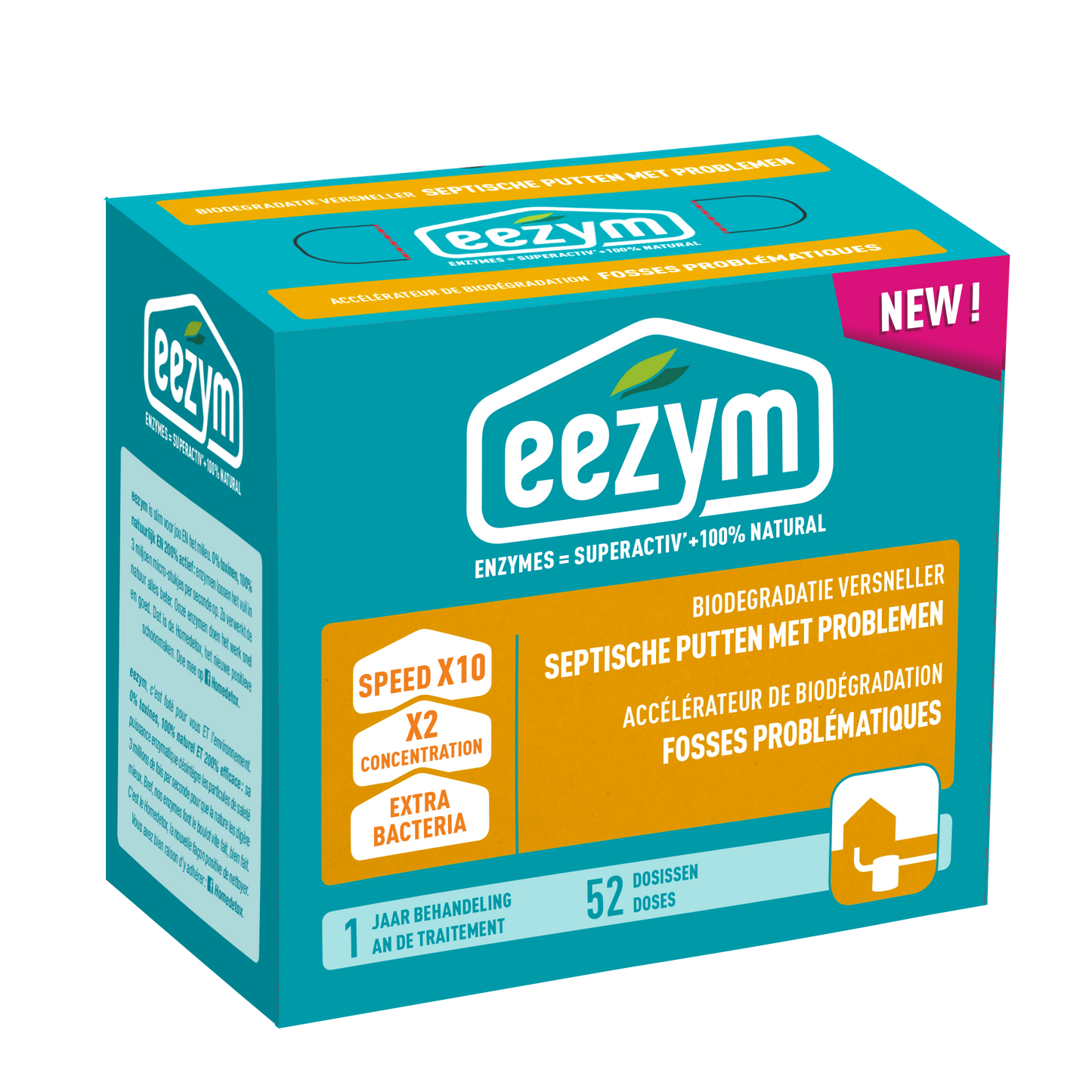 Eezym Extra (1,3kg) probleminių sistemų priežiūrai